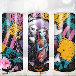 20oz Nightmare before Christmas Jack and Sally